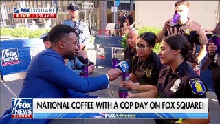 Celebrating National Coffee with a Cop Day at FOX Square - Fox News