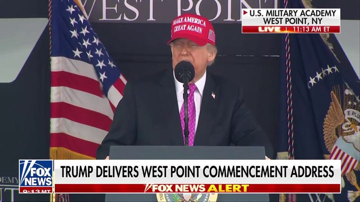  Trump urges graduating cadets to ‘win, win, win’ during his West Point commencement speech