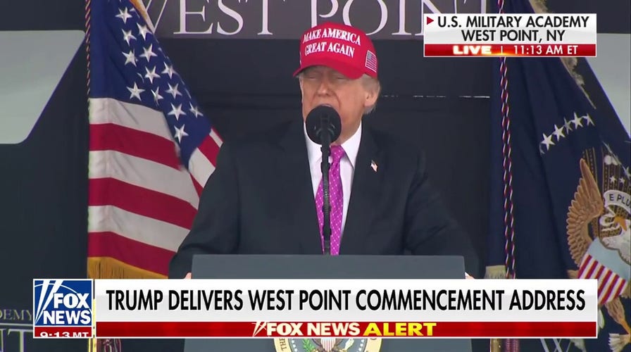 Trump urges graduating cadets to ‘win, win, win’ during his West Point commencement speech