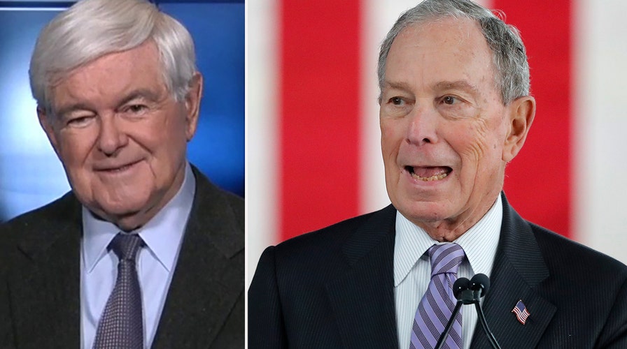 Gingrich on Bloomberg's dramatic rise to the Democrat debate stage