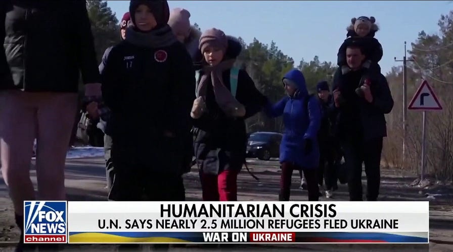 UN says nearly 2.5 million refugees fled Ukraine