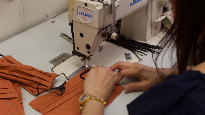 Exclusive: Local seamstress makes critical face masks for frontline workers