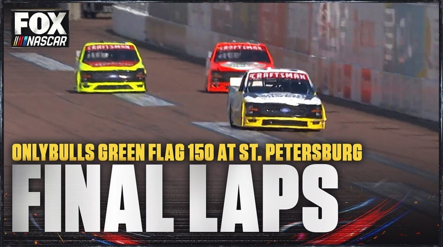  Layne Riggs holds disconnected  Ty Majeski to triumph   FIRST EVER NASCAR Truck Series Street Course