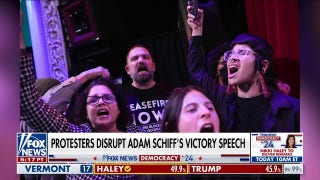 Pro-Palestine protesters interrupt Adam Schiff’s victory rally, chant ‘cease-fire now’ - Fox News