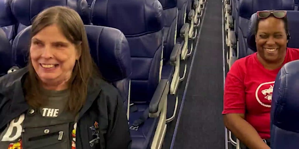 Two blind women left on flight after they say airline 'forgot about' them