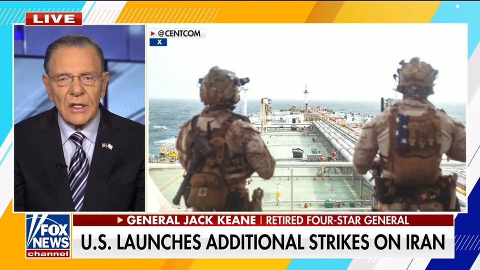 General Jack Keane reveals US plan for Iran strikes