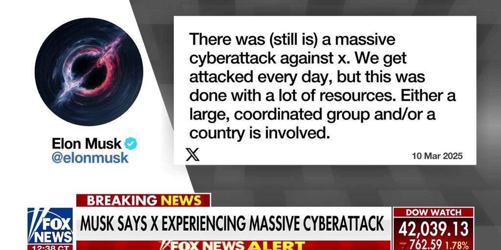 BREAKING: Elon Musk reveals X under massive cyberattack
