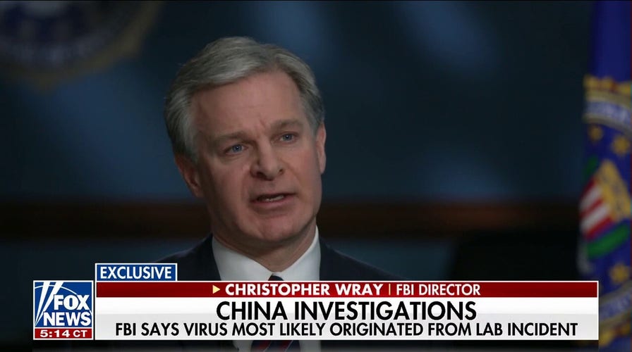 Wray: COVID-19 origins most likely caused by Chinese lab 'incident'