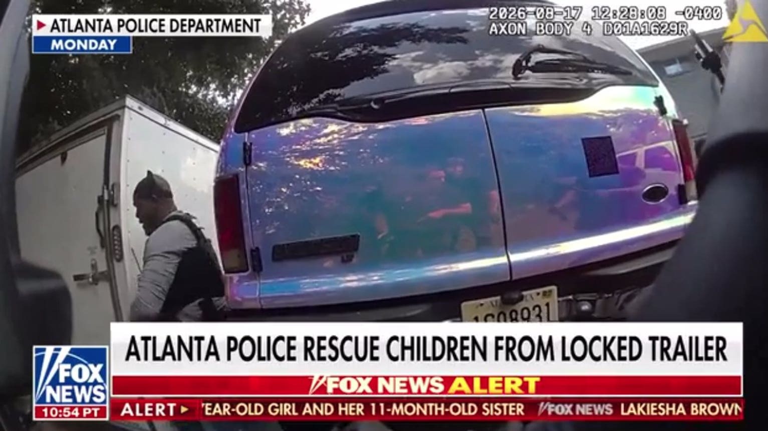 Atlanta police rescue kidnapped children from locked trailer