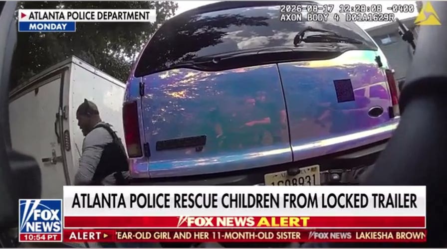 Atlanta police rescue kidnapped children from locked trailer
