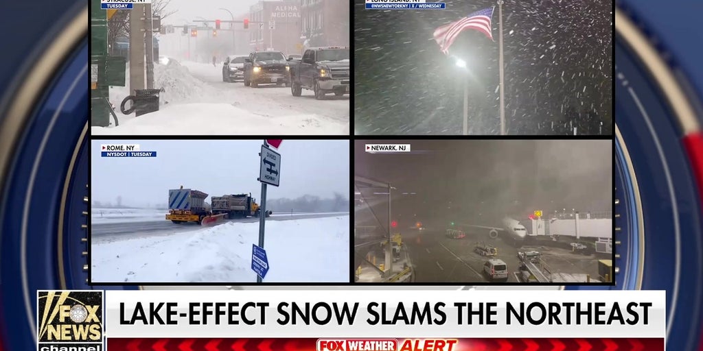 Treacherous travel amid heavy snow in Northeast