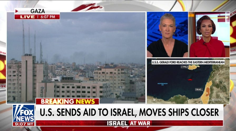 Israel releases footage of the arrival of U.S. weaponry