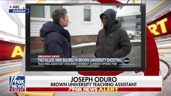 Brown University student recalls terrifying moment he locked eyes with gunman