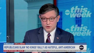 Mike Johnson battles with ABC host on shutdown, Pentagon press policy
