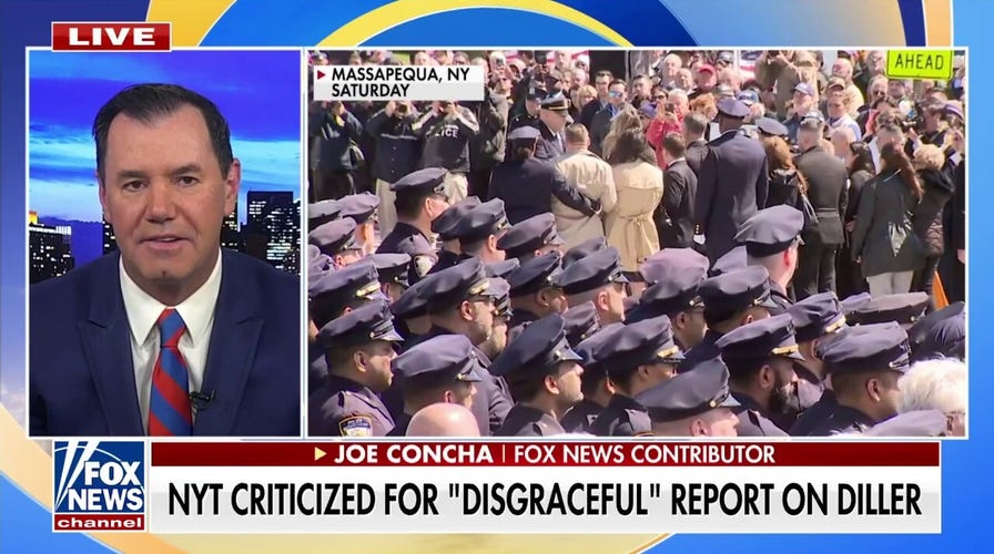 Concha slams NYT over alleged 'disgraceful' report on murdered cop: He 'deserved much better'