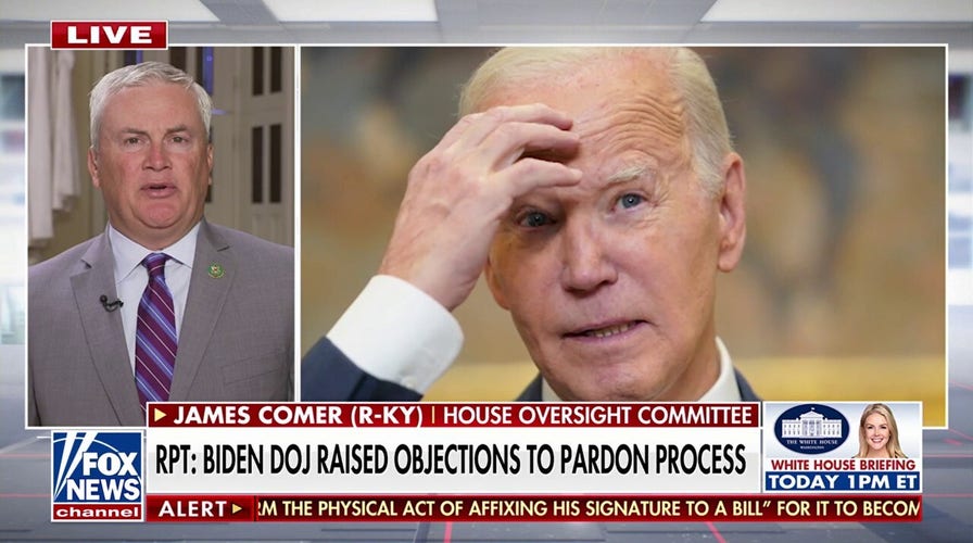 James Comer: Biden DOJ disagreed with 'excessive' autopen use
