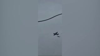 Video shows US military effort to rescue crew of downed F-15E