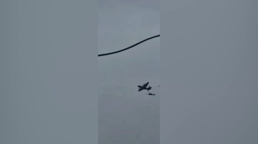 Video shows US military effort to rescue crew of downed F-15E