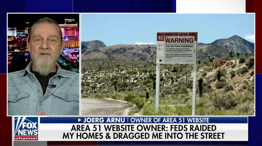 Area 51 website owner raided by feds speaks out on Tucker
