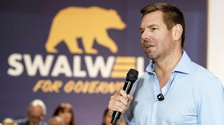  Swalwell accuser speaks astatine  property   league  aft  Dem resigns from Congress