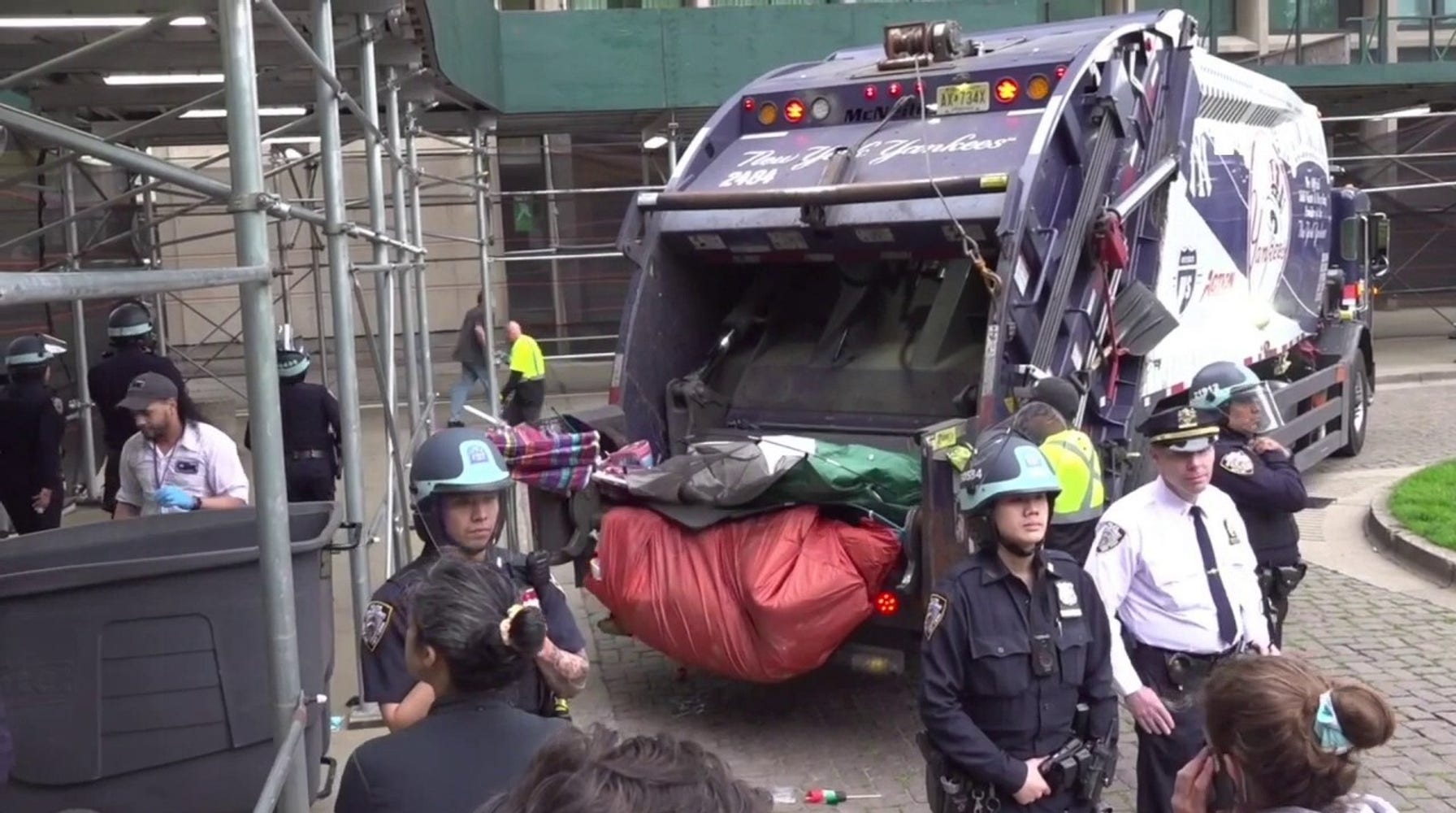 NYPD Dismantles Anti-Israel Encampments at New York Universities