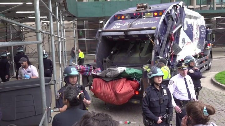 Anti-Israel NYU encampment dismantled, trashed