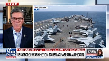 US replaces USS Abraham Lincoln as 'Economic D-Day' begins
