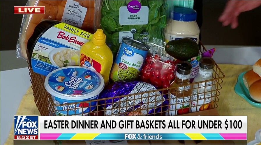 Easter dinner and gift baskets all for less than $100