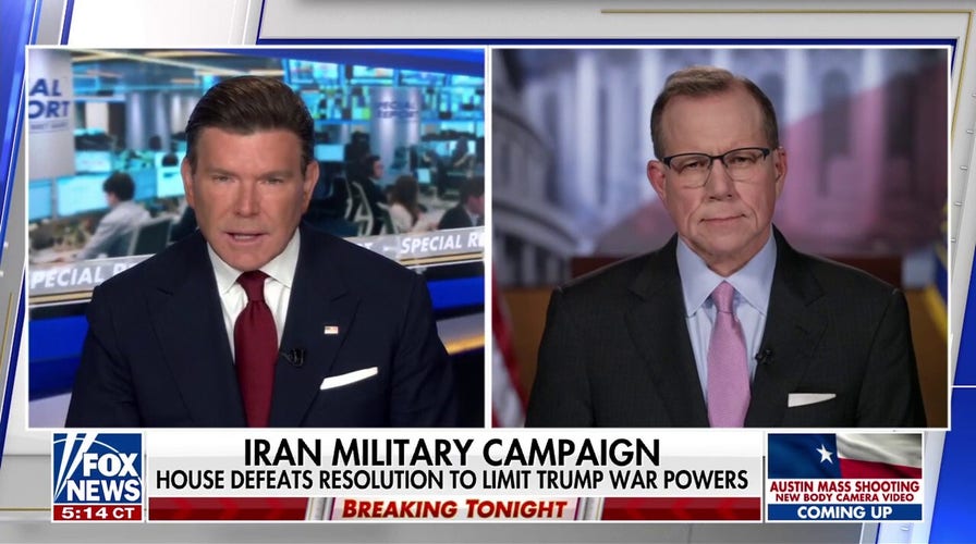 House defeats solution  to bounds  Trump's warfare  powers connected  Iran 219–212