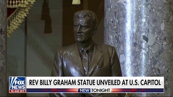 Rev. Billy Graham honored with statue unveiled at US Capitol