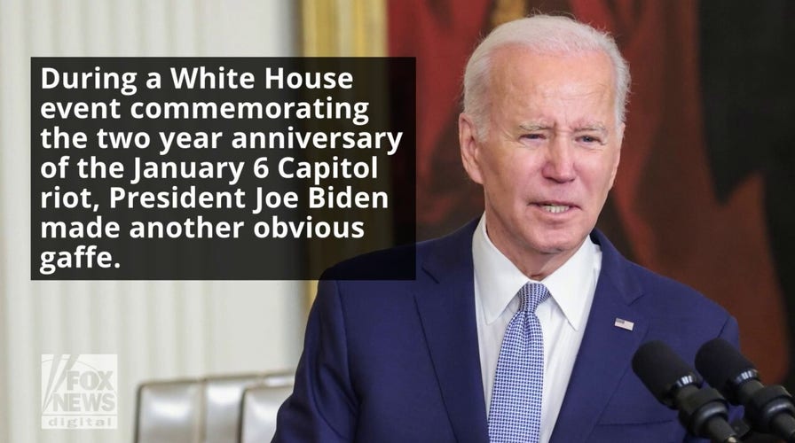 Biden accidentally says 'what happened on July the 6th' while discussing Capitol riot