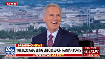 White House says a blockade is being enforced on Iranian ports