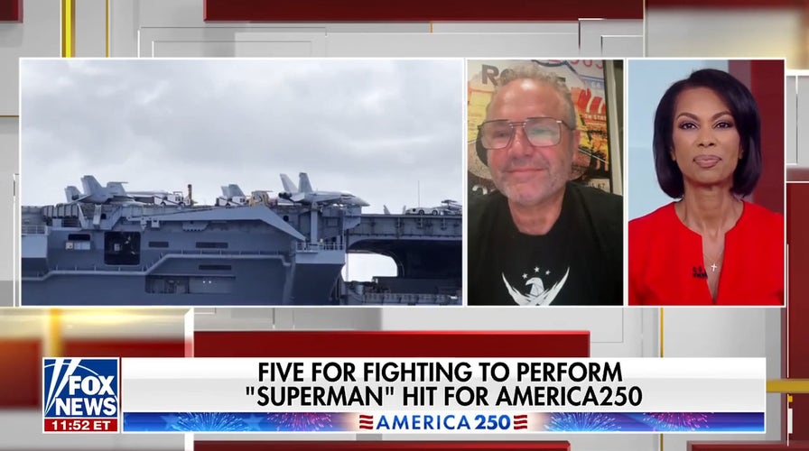 John Ondrasik details 'Superman' performance for America 250 aboard USS Nimitz