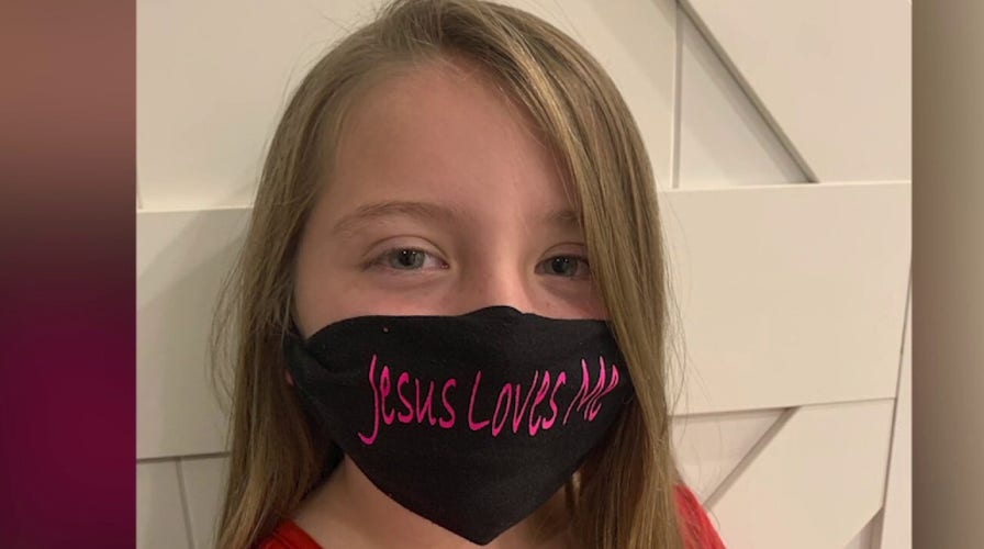 Mississippi girl, 9, forced to remove 'Jesus loves me' mask at school