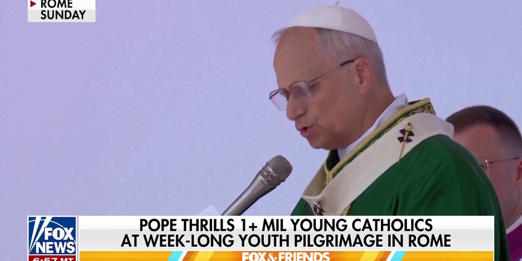 Pope addresses 1 million young Catholics gathered in Rome | Fox News Video