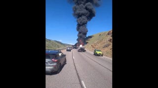 Colorado tanker truck erupts in flames following I-70 crash - Fox News