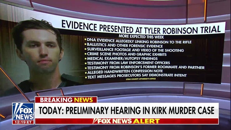Prosecutors present new evidence in preliminary hearing for Charlie Kirk's accused killer