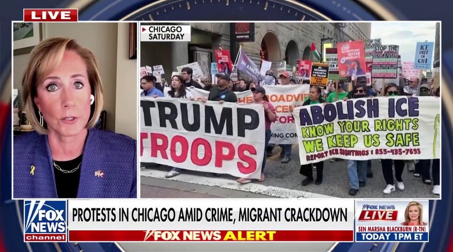 Protests erupt in Chicago amid Trump's crime, migrant crackdown