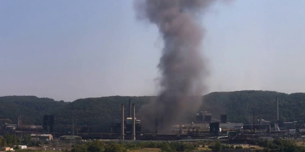 Video shows moment Pennsylvania US Steel plant explodes
