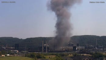 Video shows moment Pennsylvania US Steel plant explodes
