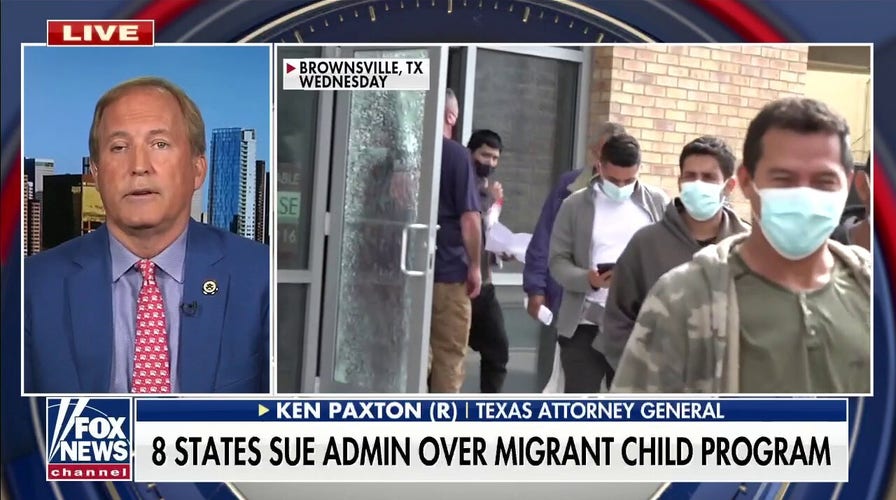 Texas suing Biden admin over migrant child program: 'They're making this up'