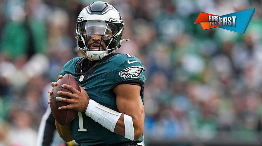 Should Jalen Hurts force ball to A.J. Brown? | First Things First 