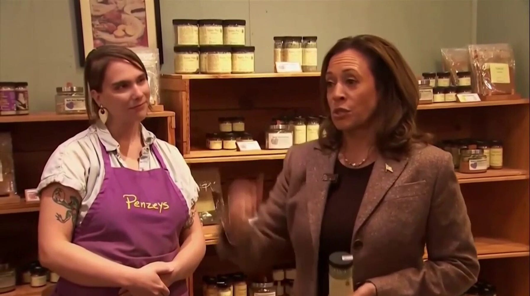 Kamala Harris' Shameful Stunt at Anti-GOP Spice Shop