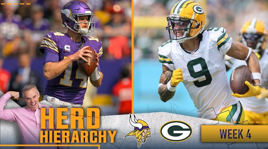 Herd Hierarchy: Steelers miss cut, Vikings, Packers climb up Colin's Top 10 of Week 4 | The Herd