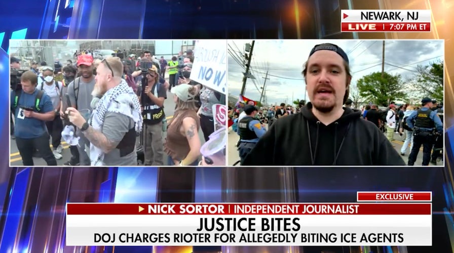 New Jersey anti-ICE protest is a communist mosh pit, independent journalist says