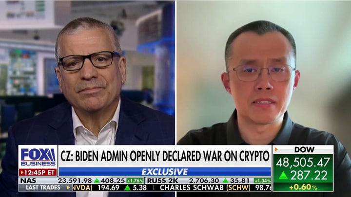 Binance’s CZ says Biden crackdown led to prison in FOX Business interview