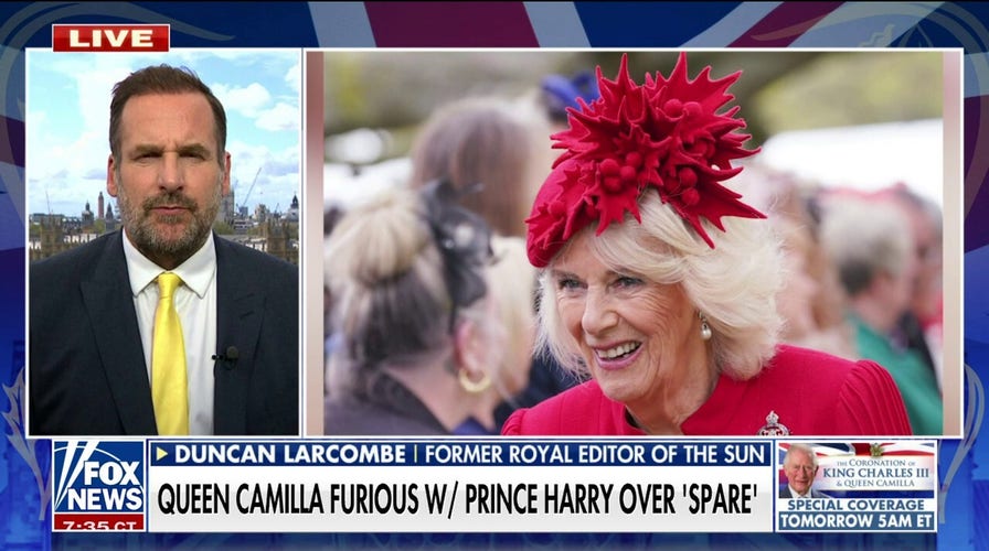 Queen Camilla ‘furious’ at Prince Harry over ‘Spare’