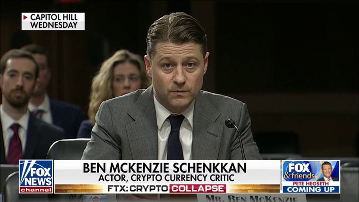 Actor slams crypto as 'biggest Ponzi scheme ever' during Senate hearing