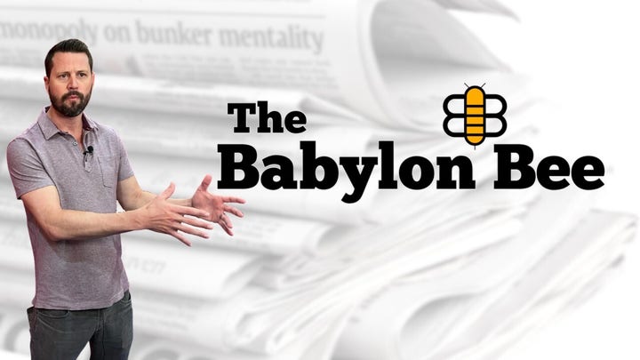 Nearly 100 Babylon Bee punchlines were fulfilled prophecies