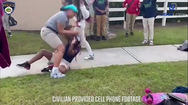 Video shows wild Florida students' melee 'instigated' by an adult